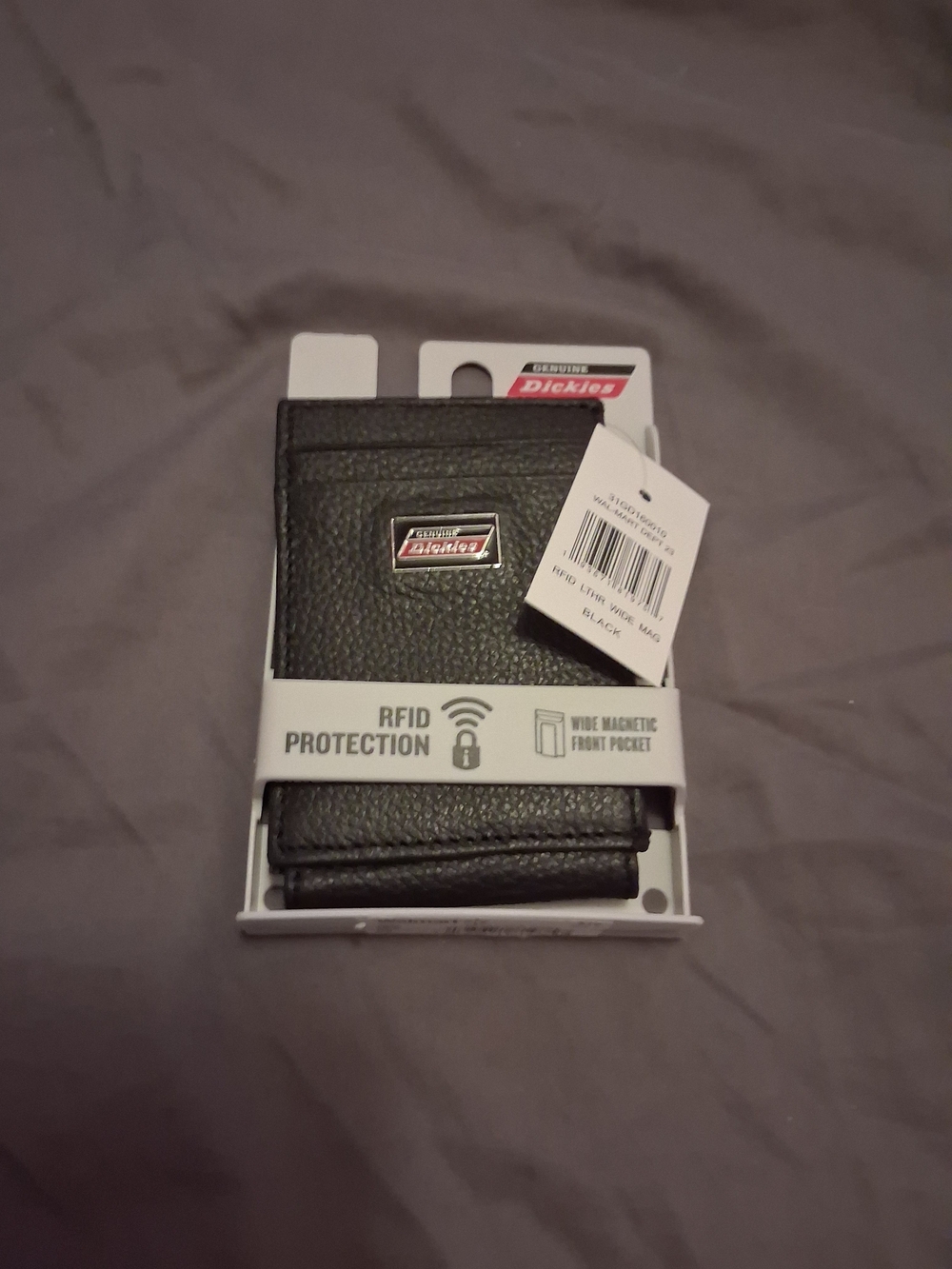 Dickies Black RFID Card & Key Holder Wallet
